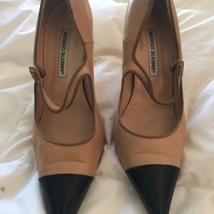 AUTHENTIC Manilo Blahnik Mary Jane stilettos